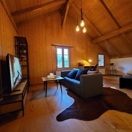Forest View Apartment In Leissigen By Interlaken With No Kitchen ภายนอก รูปภาพ