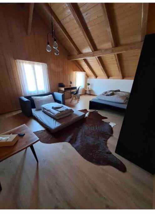 Forest View Apartment In Leissigen By Interlaken With No Kitchen ภายนอก รูปภาพ