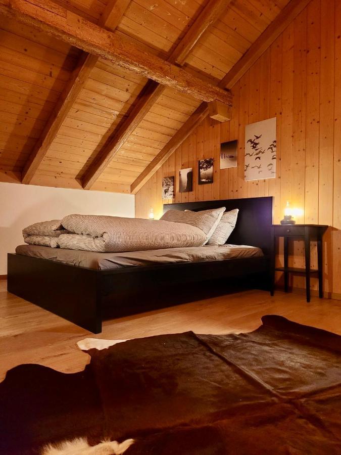 Forest View Apartment In Leissigen By Interlaken With No Kitchen ภายนอก รูปภาพ