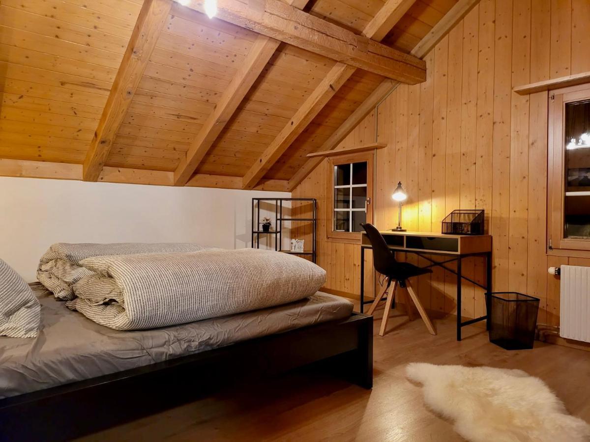 Forest View Apartment In Leissigen By Interlaken With No Kitchen ภายนอก รูปภาพ