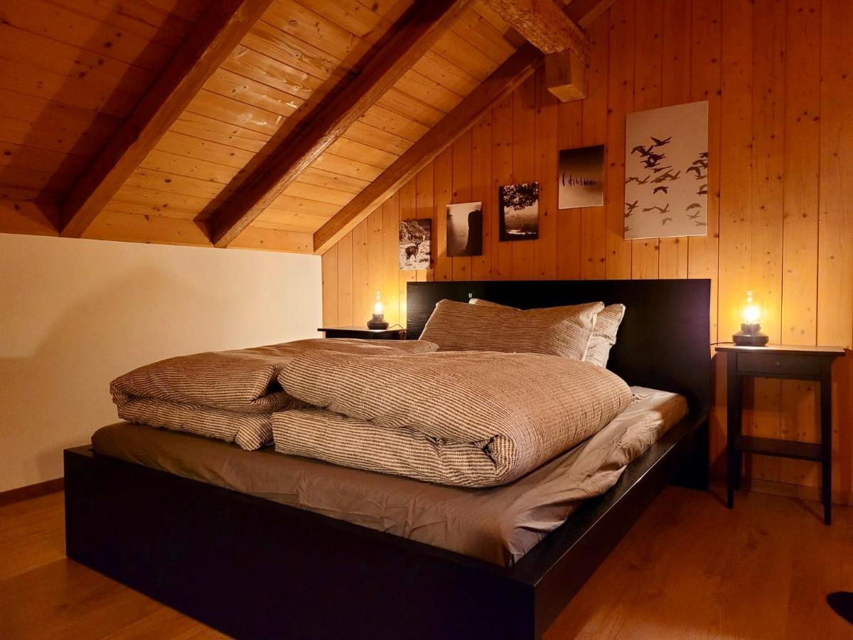 Forest View Apartment In Leissigen By Interlaken With No Kitchen ภายนอก รูปภาพ