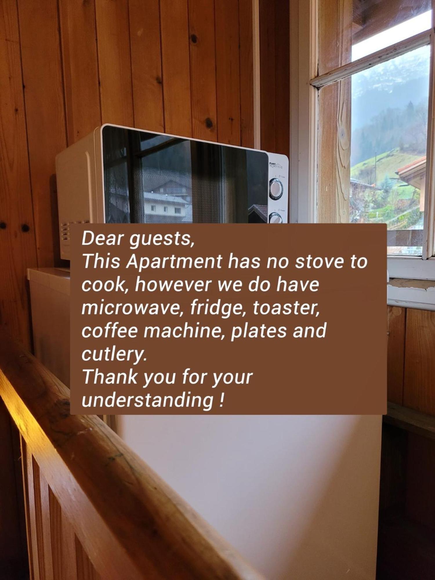 Forest View Apartment In Leissigen By Interlaken With No Kitchen ภายนอก รูปภาพ